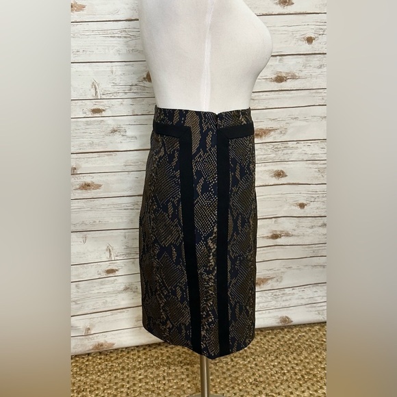 Diane Von Furstenburg mob wife corpcore Marta’ snakeskin pencil skirt - Picture 2 of 8